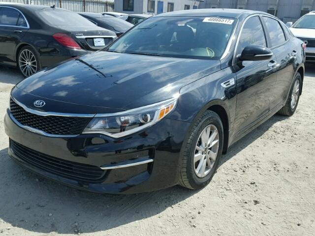 5XXGT4L38GG114274 - 2016 KIA OPTIMA LX BLACK photo 2