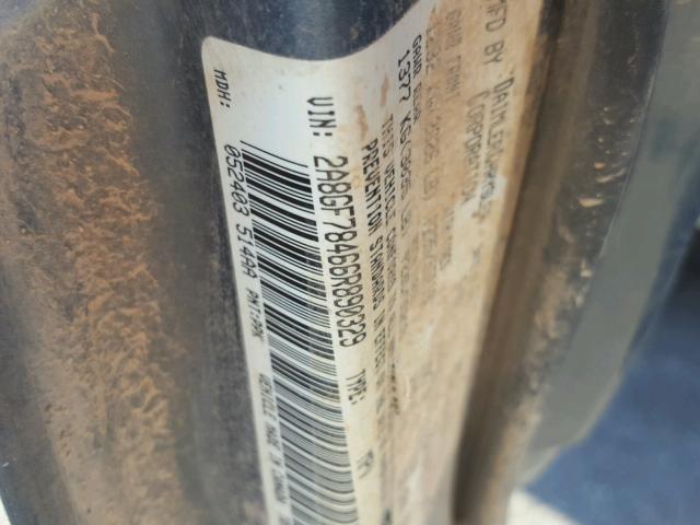 2A8GF78466R890329 - 2006 CHRYSLER PACIFICA L ლურჯი ფოტო 10