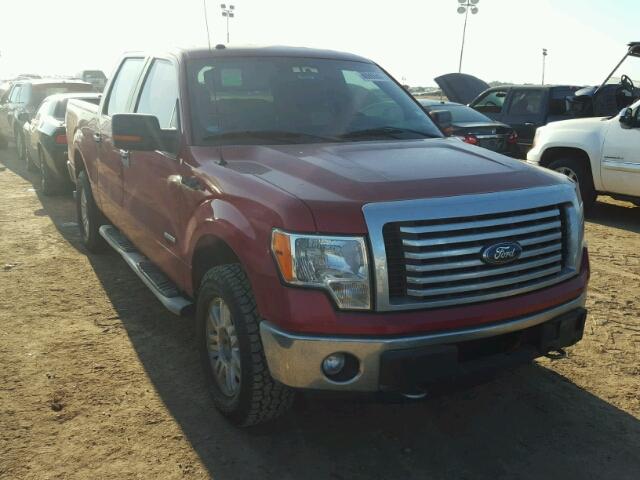 1FTFW1ET1CKD85580 - 2012 FORD F150 RED photo 1