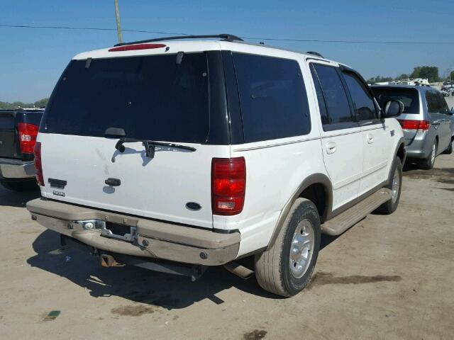 1FMFU18L61LA39366 - 2001 FORD EXPEDITION WHITE photo 4