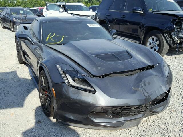 1G1YS2D66J5601644 - 2018 CHEVROLET CORVETTE Z GRAY photo 1