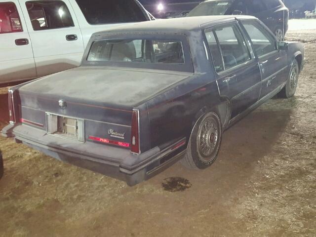 1G6CB6981F4230444 - 1985 CADILLAC FLEETWOOD GRAY photo 4