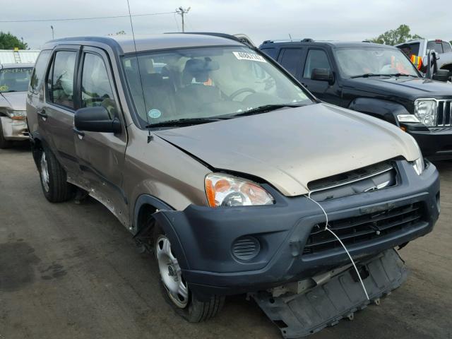 JHLRD785X6C027561 - 2006 HONDA CR-V LX TAN photo 1