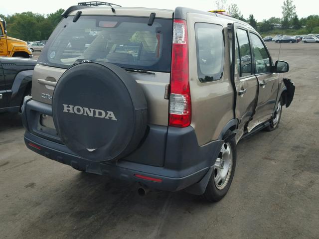 JHLRD785X6C027561 - 2006 HONDA CR-V LX TAN photo 4