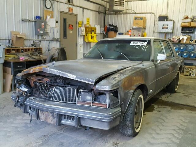 6S69B8Q474432 - 1978 CADILLAC SEVILLE GRAY photo 2