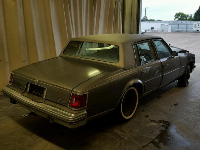 6S69B8Q474432 - 1978 CADILLAC SEVILLE GRAY photo 4