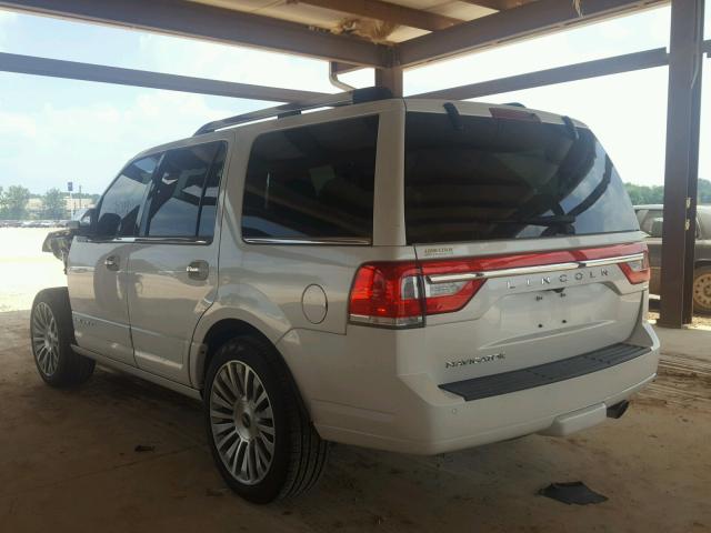 5LMJJ2HT8HEL01229 - 2017 LINCOLN NAVIGATOR Weiß Foto 3
