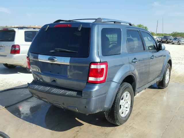 1FMCU0EG7BKA81122 - 2011 FORD ESCAPE LIM BLUE photo 4