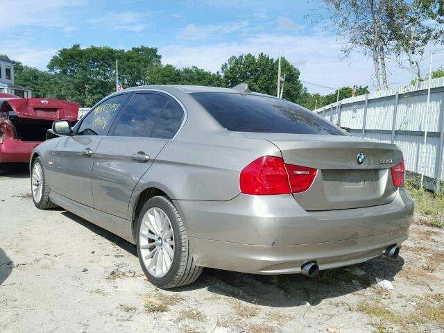 WBAPL33519A404640 - 2009 BMW 335 GOLD photo 3