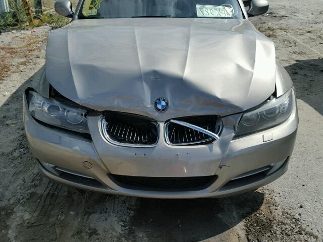 WBAPL33519A404640 - 2009 BMW 335 GOLD photo 7