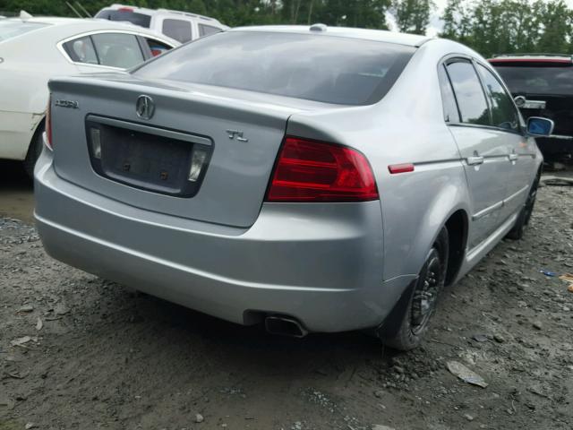 19UUA66205A061829 - 2005 ACURA TL SILVER photo 4