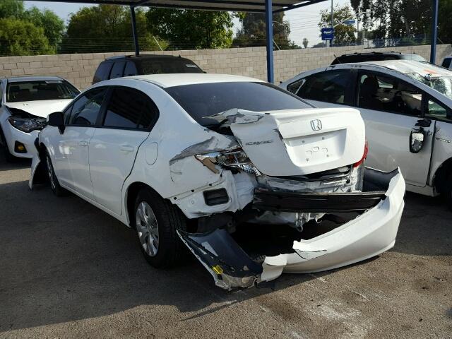 2HGFB2F58CH585981 - 2012 HONDA CIVIC WHITE photo 3