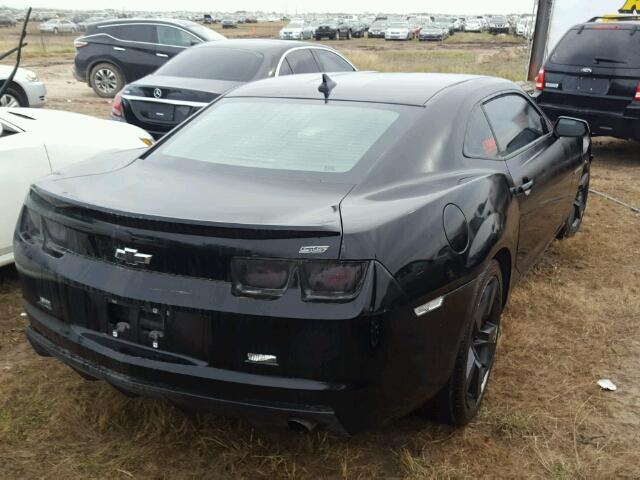 2G1FE1E39C9208871 - 2012 CHEVROLET CAMARO LS BLACK photo 4