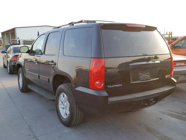 1GKS1CE05DR214794 - 2013 GMC YUKON SLT BLACK photo 3