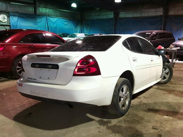 2G2WP552771123620 - 2007 PONTIAC GRAND PRIX WHITE photo 4