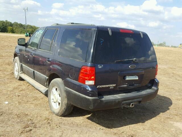 1FMRU15W93LC01408 - 2003 FORD EXPEDITION BLUE photo 3