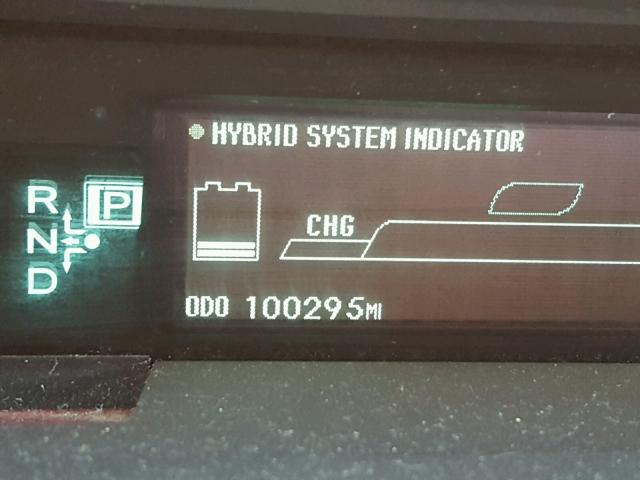 JTDKN3DU5A0188332 - 2010 TOYOTA PRIUS 银色 照片 8