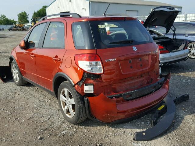 JS2YA5A27A6300345 - 2010 SUZUKI SX4 JX ORANGE photo 3