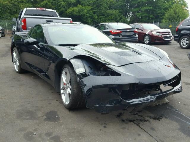 1G1YM2D73G5112968 - 2016 CHEVROLET CORVETTE S BLACK photo 1