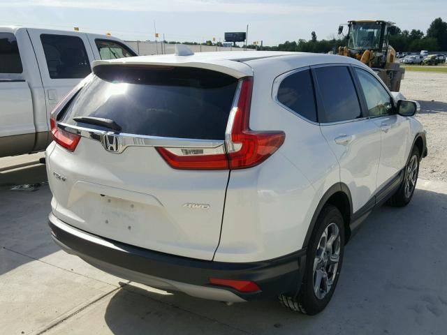 5J6RW2H80HL068363 - 2017 HONDA CR-V EXL WHITE photo 4