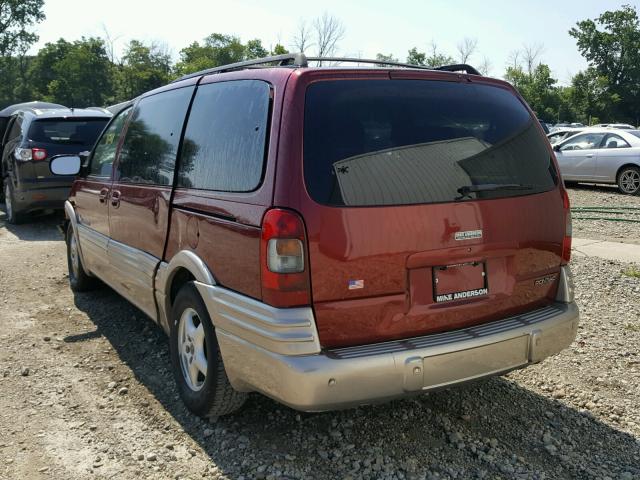 1GMDX03E73D157490 - 2003 PONTIAC MONTANA MAROON photo 3