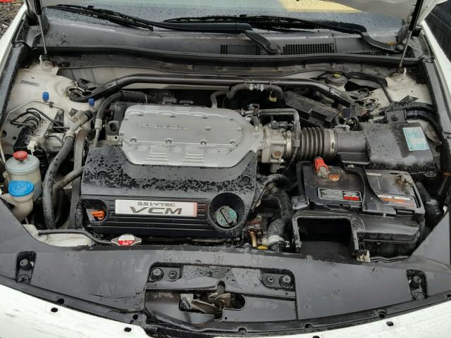 1HGCS22818A801226 - 2008 HONDA ACCORD EXL WHITE photo 7