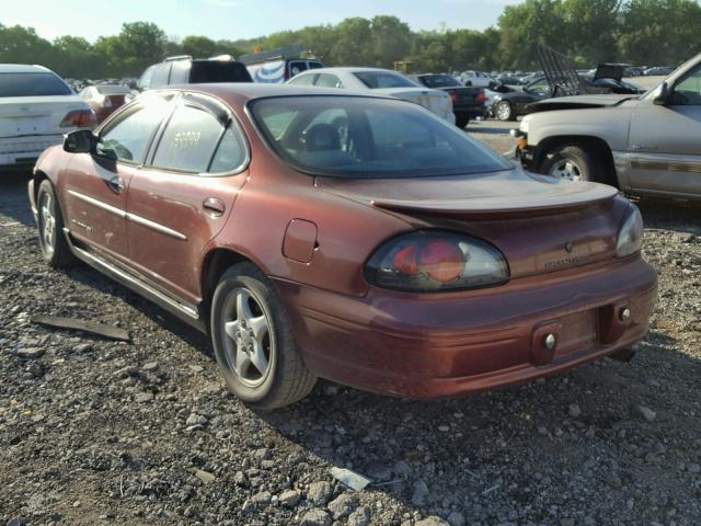 1G2WK52J81F218133 - 2001 PONTIAC GRAND PRIX MAROON photo 3