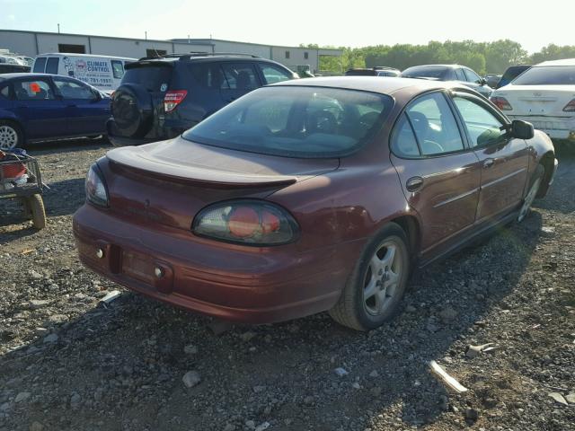 1G2WK52J81F218133 - 2001 PONTIAC GRAND PRIX MAROON photo 4