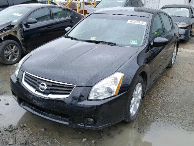 1N4BA41E27C853652 - 2007 NISSAN MAXIMA SE BLACK photo 2