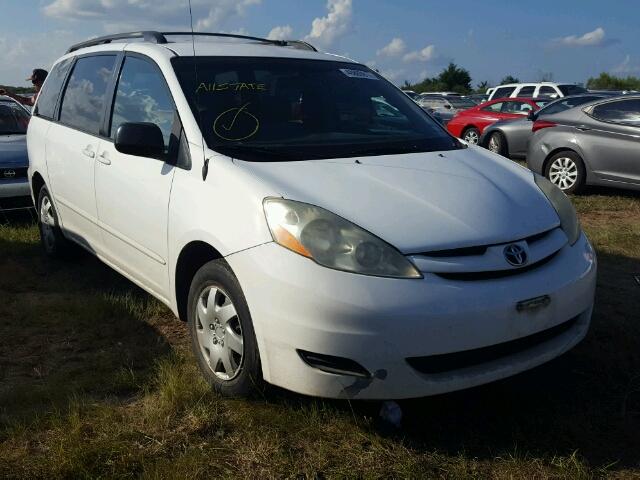 5TDZA23C16S464362 - 2006 TOYOTA SIENNA WHITE photo 1