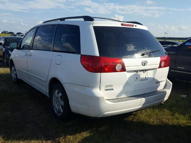 5TDZA23C16S464362 - 2006 TOYOTA SIENNA WHITE photo 3