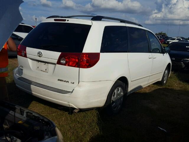 5TDZA23C16S464362 - 2006 TOYOTA SIENNA WHITE photo 4