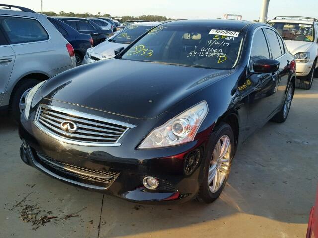 JN1DV6AR9CM861566 - 2012 INFINITI G25 BLACK photo 2