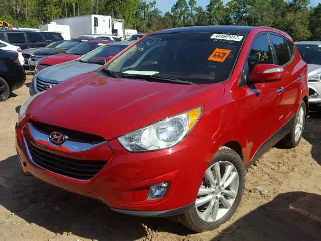 KM8JU3AC1BU234416 - 2011 HYUNDAI TUCSON GLS RED photo 2