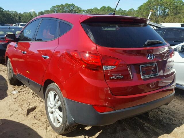 KM8JU3AC1BU234416 - 2011 HYUNDAI TUCSON GLS RED photo 3