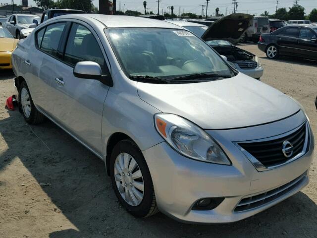 3N1CN7AP5EL823667 - 2014 NISSAN VERSA S SILVER photo 1