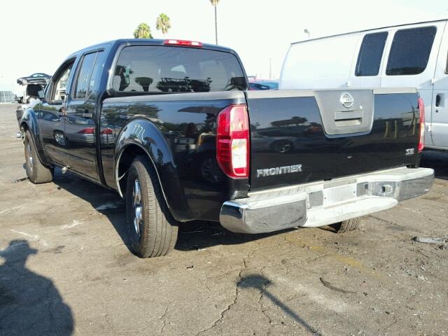 1N6AD09U57C419191 - 2007 NISSAN FRONTIER C BLACK photo 3