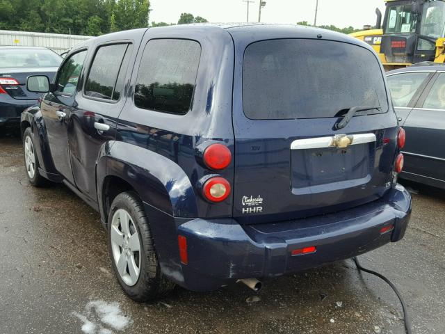 3GNDA13D37S599909 - 2007 CHEVROLET HHR LS BLUE photo 3