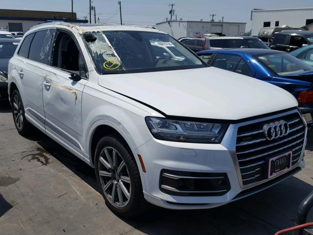 WA1VAAF76JD008508 - 2018 AUDI Q7 PRESTIG WHITE photo 1