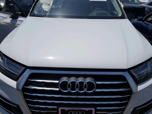 WA1VAAF76JD008508 - 2018 AUDI Q7 PRESTIG WHITE photo 7