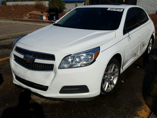 1G11C5SAXDF146478 - 2013 CHEVROLET MALIBU 1LT WHITE photo 2