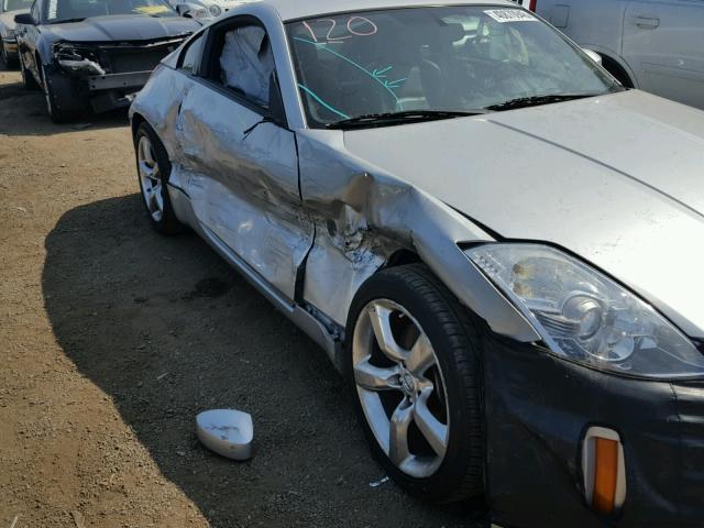 JN1AZ34E66M351677 - 2006 NISSAN 350Z COUPE SILVER photo 9