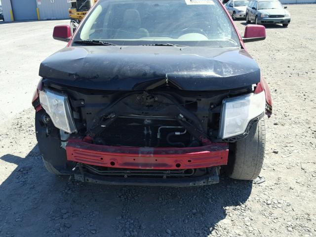 2FMDK49C17BB18949 - 2007 FORD EDGE SEL P RED photo 9