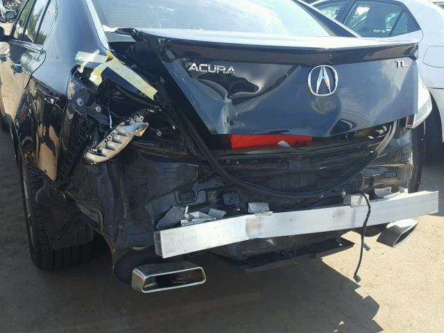 19UUA8F56CA009186 - 2012 ACURA TL BLACK photo 9