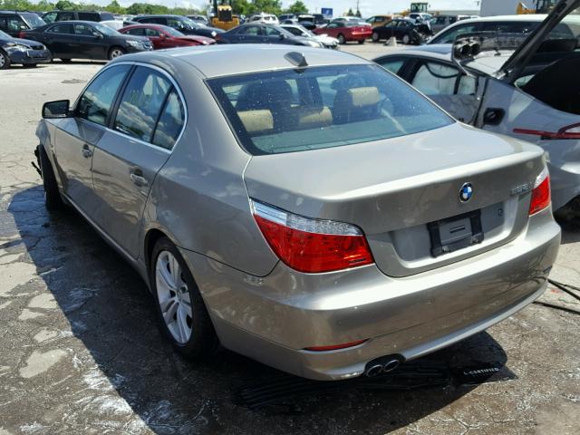 WBANV13509C154771 - 2009 BMW 528 XI BEIGE photo 3