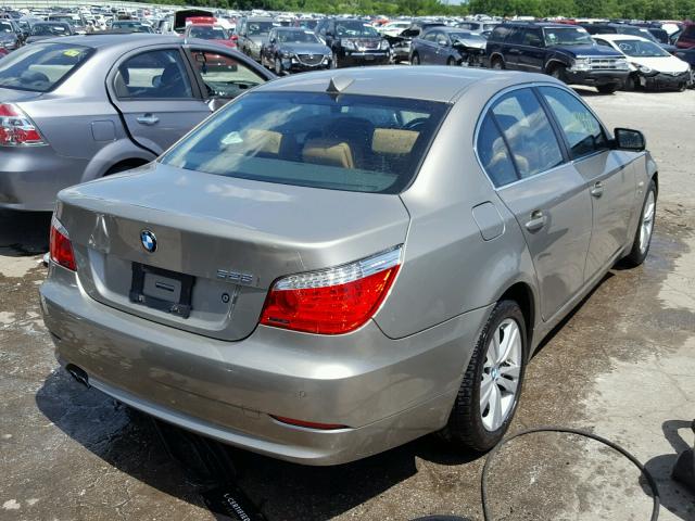 WBANV13509C154771 - 2009 BMW 528 XI BEIGE photo 4