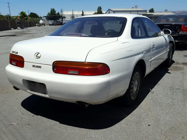 JT8JZ31C3P0012883 - 1993 LEXUS SC 300 WHITE photo 4