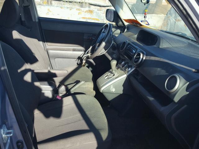 JTLKE50E891079139 - 2009 TOYOTA SCION XB ნაცრისფერი ფოტო 5