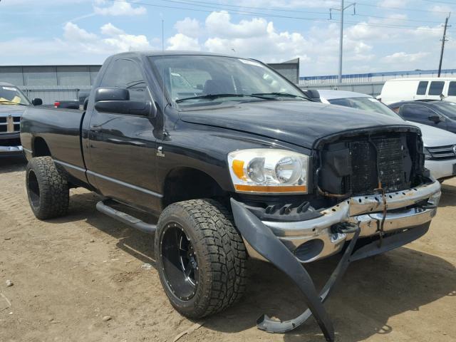 3D7KS26C06G248324 - 2006 DODGE RAM 2500 S BLACK photo 1