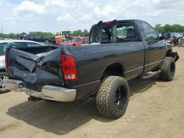 3D7KS26C06G248324 - 2006 DODGE RAM 2500 S BLACK photo 4